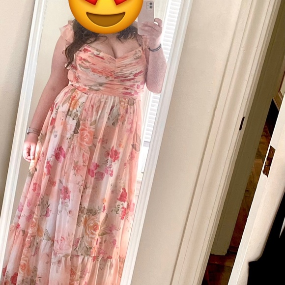 Azazie Anaya Flutter Sleeve Formal Dress - Picture 3 of 4